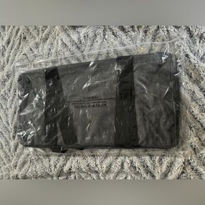 Thirty-One Charcoal Crosshatch Medium Utility Tote